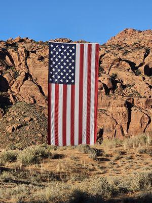 Snow Canyon Veterans Day 2023, Follow the Flag displayed this flag.