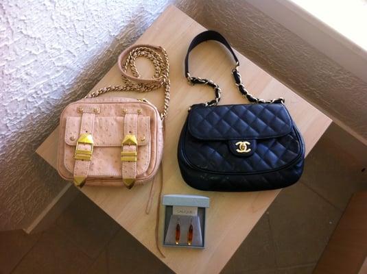 Rebecca Minkoff, Chanel and Lalique.