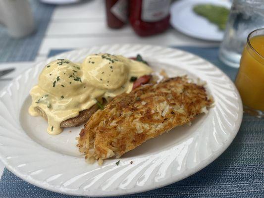 Eggs Florentine Hash Browns