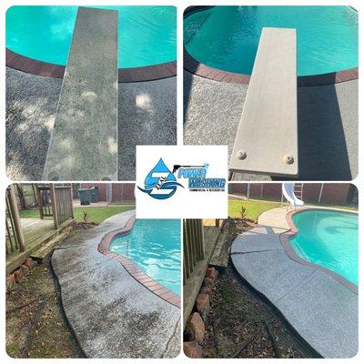 Concrete Cleaning in Missouri City, Tx.