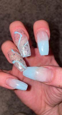 If you know you don't qualify for doing SIMPLE ombre nails, DON'T JUST ATTEMPT.