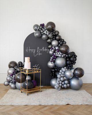 Customizable Birthday Panel & Balloon Garland