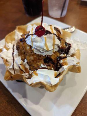 Fried Ice Cream Dessert