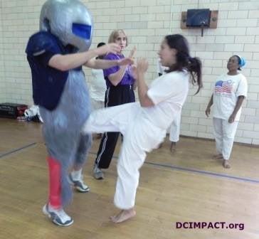 Full Force Self Defense taught in a realistic environment