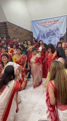 Navratri sindhoor khela