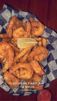 Shrimp and fries