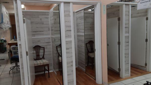 Fitting rooms for our wonderful customers!!