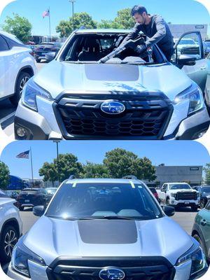 2023 Hyundai 
Front windshield replacement