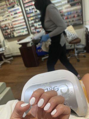 gel mani by tiffany; great artist!