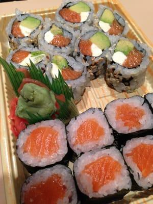 Salmon and Philadelphia Roll