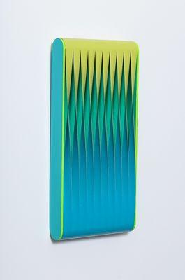 Turquoise Bipolar, 18×8×2 inches