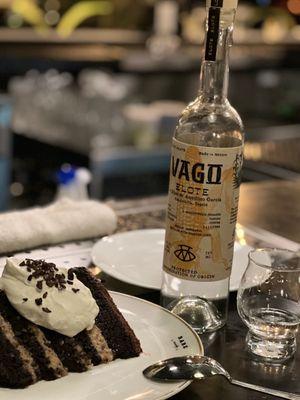 German Chocolate Cake and Mezcal!