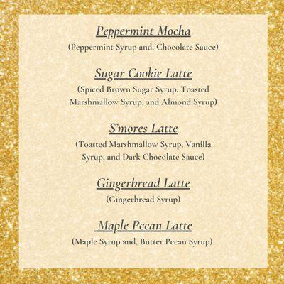 Holiday Cheer is Here! 
Come celebrate the season with our festive holiday drink menu at Caleo Café in beautiful downtown Angola, Indiana!