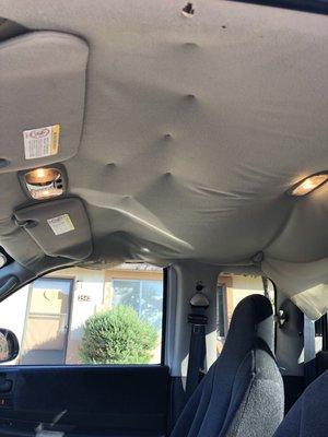 Sagging headliner