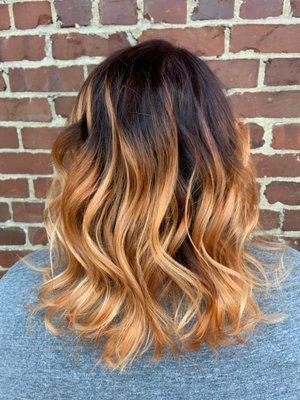 Blended base and balayage