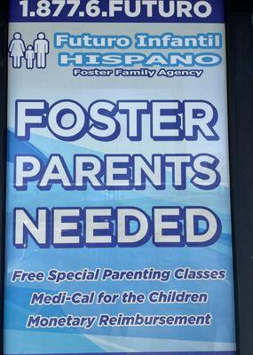 In California, there are OVER 60,000 children in foster care. Become a Foster Parent, give us a call & apply today!!