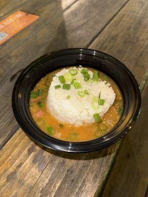 Crawfish Etouffee with Sausage over Rice