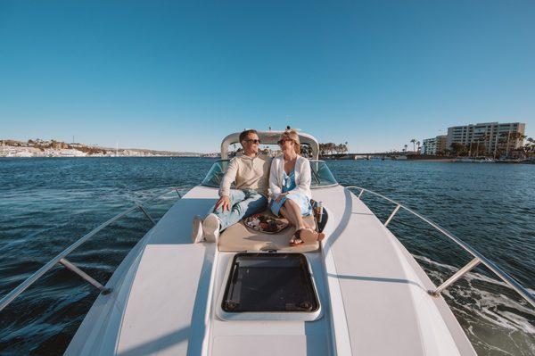 Newport Beach Private Yacht Charter sunset cruise