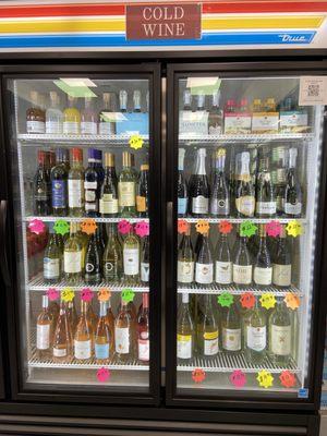 Chilled wine section