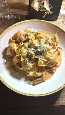 Seafood Pappardelle