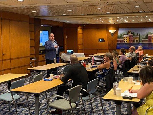 Presenting at the HRFL Cruise