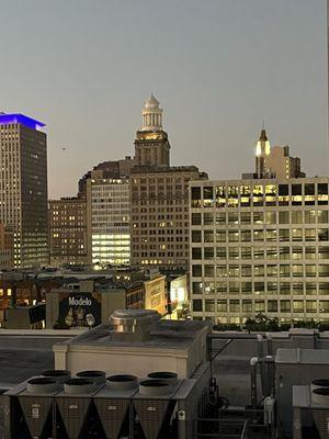 Rooftop view