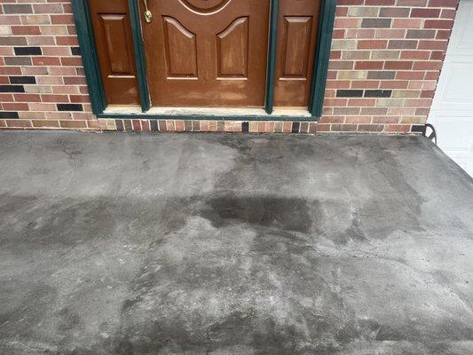 After concrete overlay