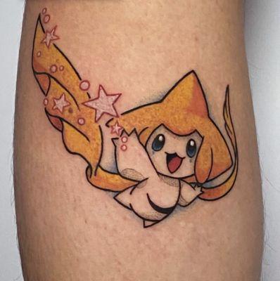 Jirachi Pokemon Tattoo

By Resident Artist: Ermir Beka

Leg Body Art