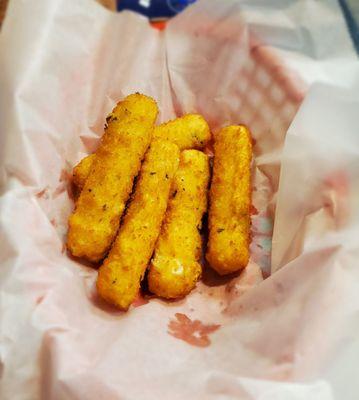 Mozzarella sticks.  We ate one before I took the picture.