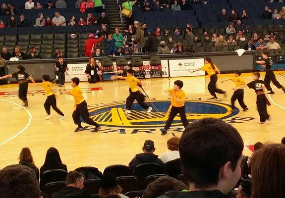 Demo at the Oracle Arena