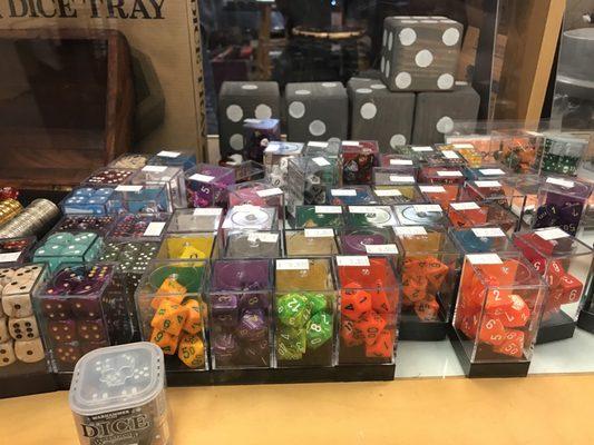 Some of the dice sets