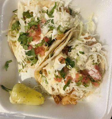 Fish Tacos--consistently good!