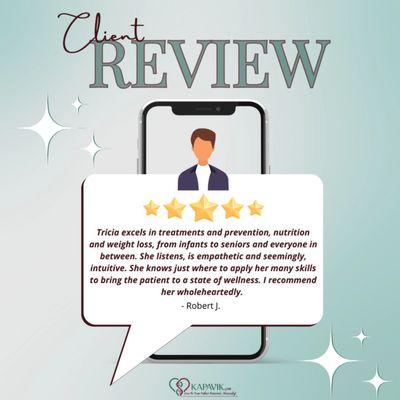 Client Review - 5 Stars