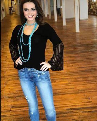 Nashville Artist Lydia Waldrop in Texas Silver Rush Original Turquoise Necklaces during her shoot for her new album cover!