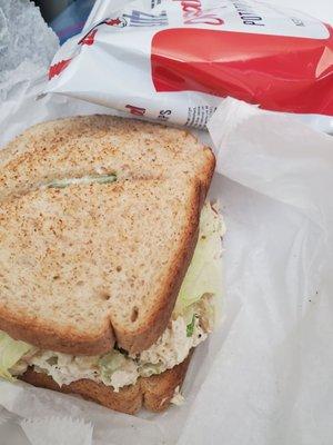 Chicken salad sandwich