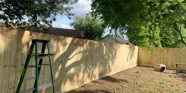 Fence work