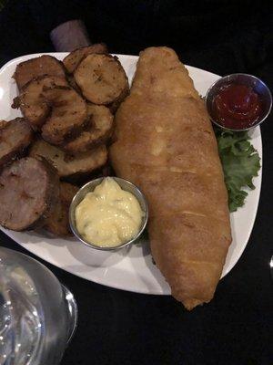 Catfish with cottage fries