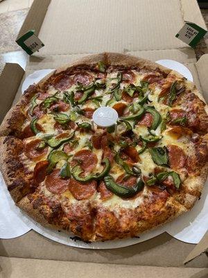 Pepperoni & green pepper