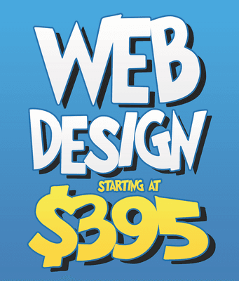 Web Design starting at $395