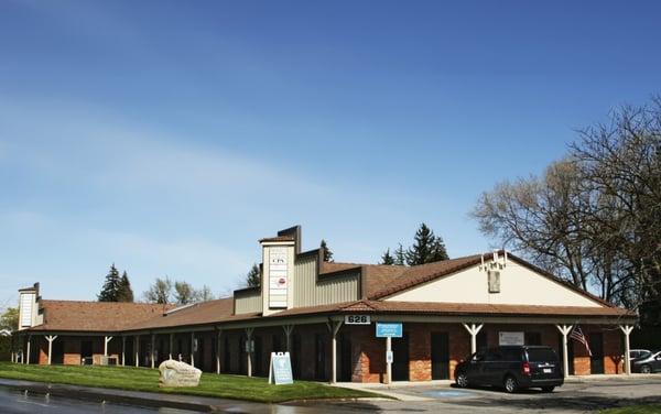 Street view of our physical therapy clinic from Mullan Road in the Spokane Valley.