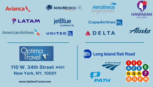 Airline partnership 
Transportation to Herald Square NYC