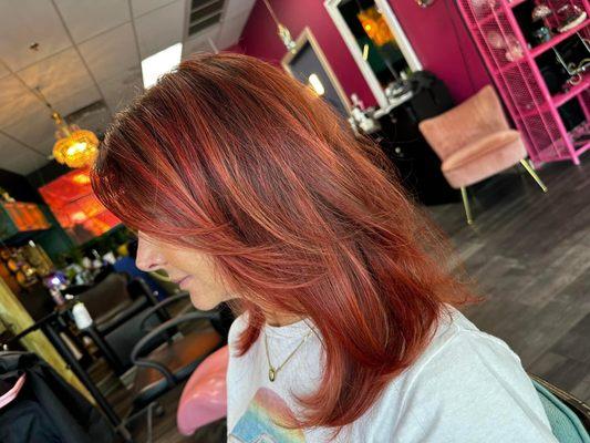 Vixen hair color - by Samantha.