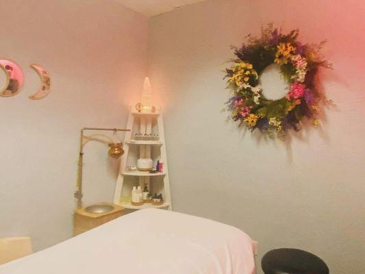 Our healing studio in Medford, Oregon with ample parking and warm cozy good energy.