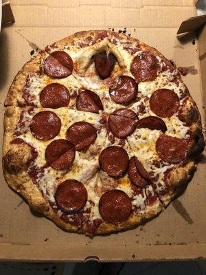 Pepperoni pie