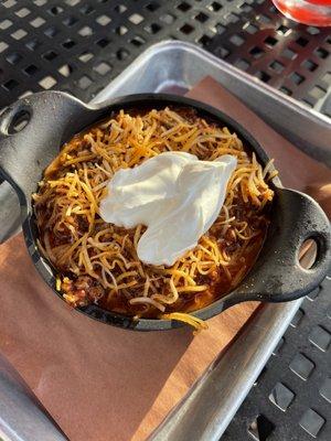 Happy Hour Brisket Chili - served lukewarm