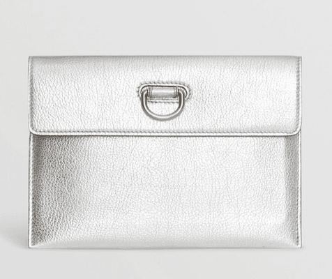 A cool clutch pouch. It has a coin purse inside. Great for formal events where you need just the essentials.