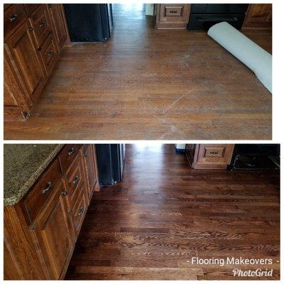 Dustless sanding and refinishing