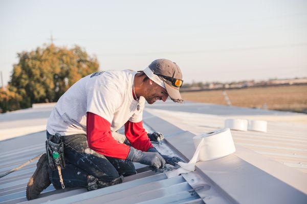 Hard at work in Chico, California