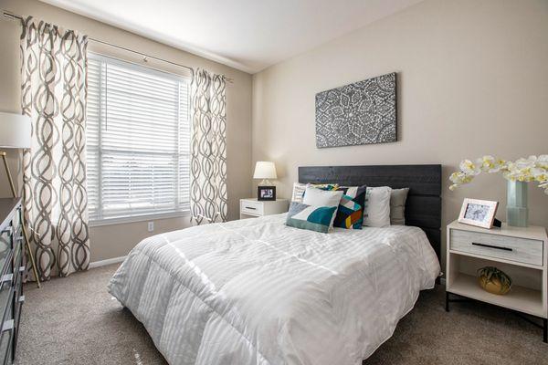 Relaxing bedroom.