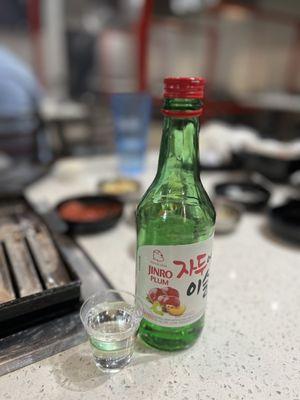 Had the plum soju,  smooth like butter (bts reference)  when you take the first shot.